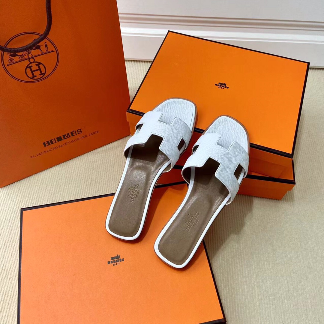 에르메스 올수공 오란 슬리퍼 샌들 앱송 43